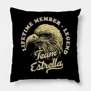 Estrella Name - Lifetime Member Legend - Eagle Pillow