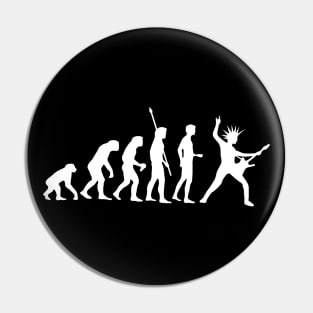 Punk evolution Pin