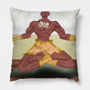 Yoga with Dhalsim Pillow