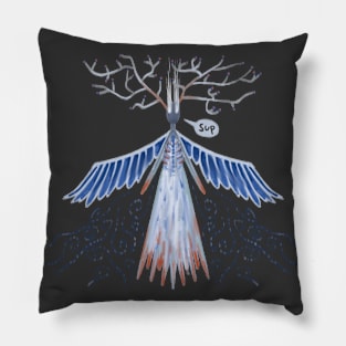 Angel of time Pillow