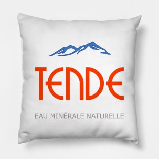 Tende water - eau minérale naturelle, source du village de Tende Pillow