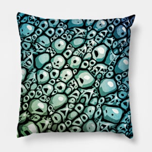 Abstract Streaming Shapes Pillow