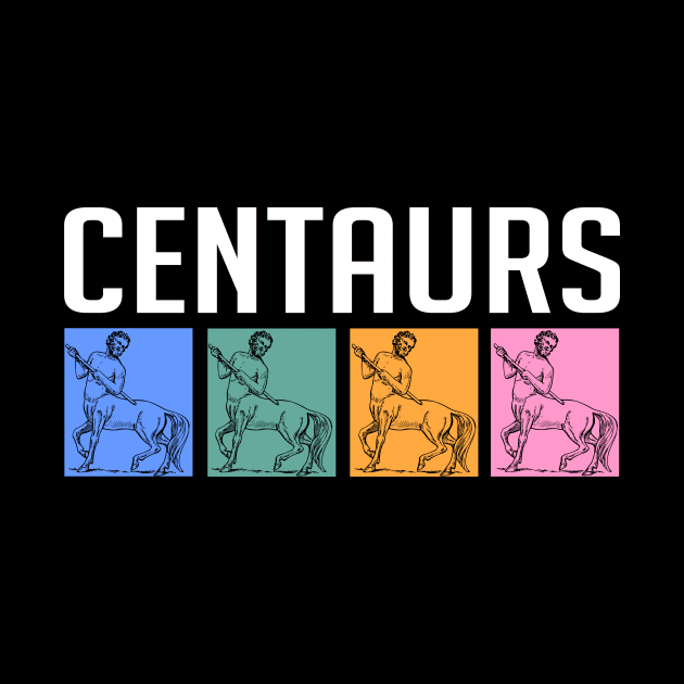 Centaurs, Greek mythology by cypryanus