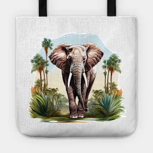 I Love Elephants Tote