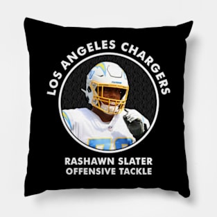 RASHAWN SLATER - OT - LOS ANGELES CHARGERS Pillow