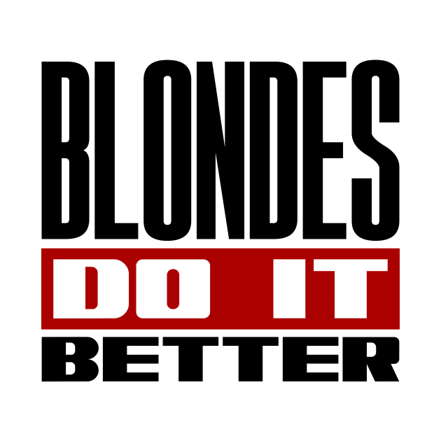 Blondes do it better by colorsplash