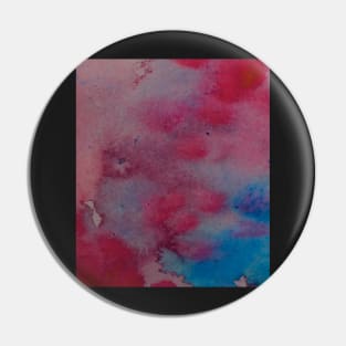 abstract watercolor stain red blue pink sky ocean Pin