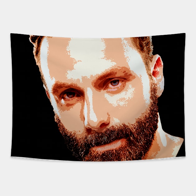 andrew lincoln Tapestry by oryan80