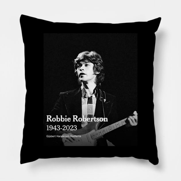 Robbie Robertson Pillow by ClipaShop