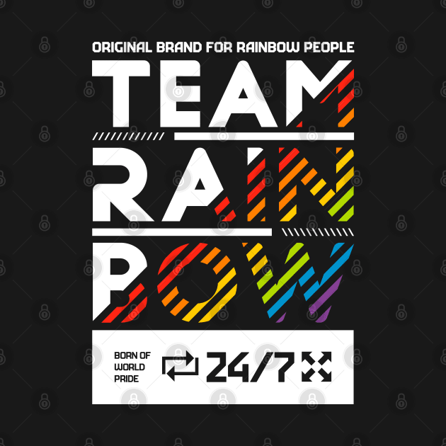 LGBT Team Rainbow Urban by teamrainbowstore