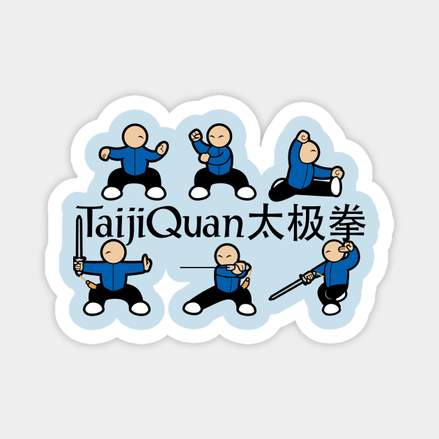 MiniFu: TaijiQuan (Chen) Magnet by Cedarseed