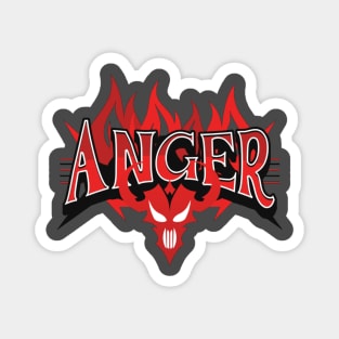 anger t-shirt Magnet