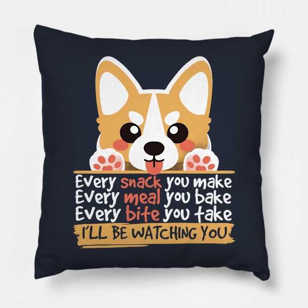 Every snack you make Pillow by NemiMakeit