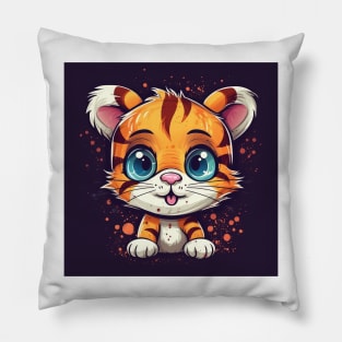 Cute baby tiger Pillow