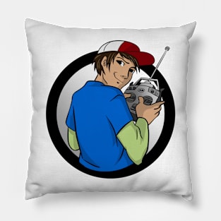 RC Man (small print) Pillow