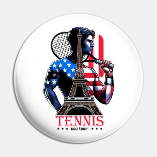 olympics 2024 tennis Pin