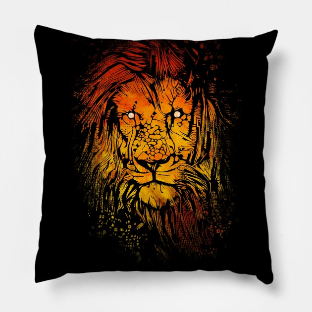 Lion Pillow by valsymot