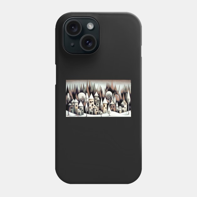 Alpine village Phone Case by Tarrby