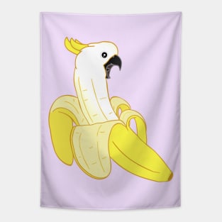 banana sulphur crested cockatoo fruit Tapestry