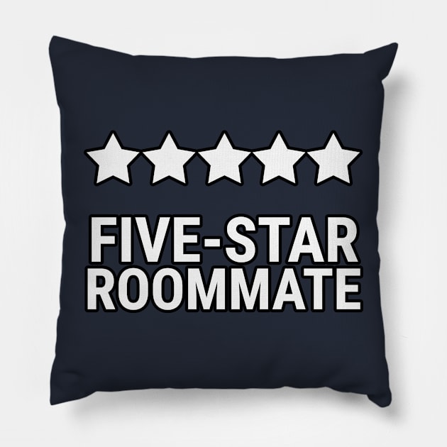 Five star roommate Pillow by Rabbit Hole Designs