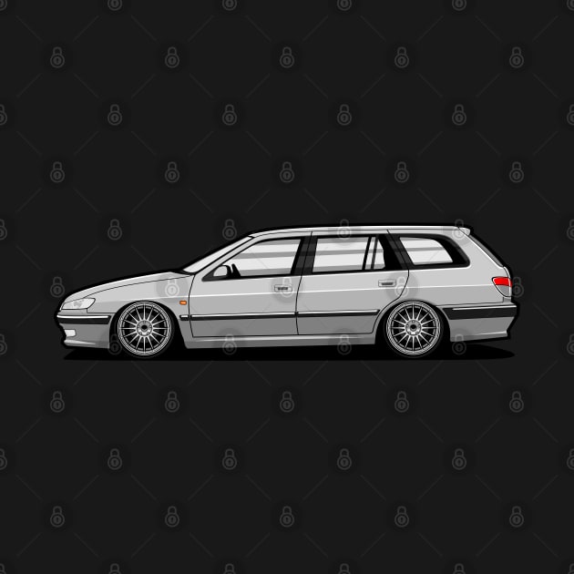 Peugeot 406 estate by small alley co