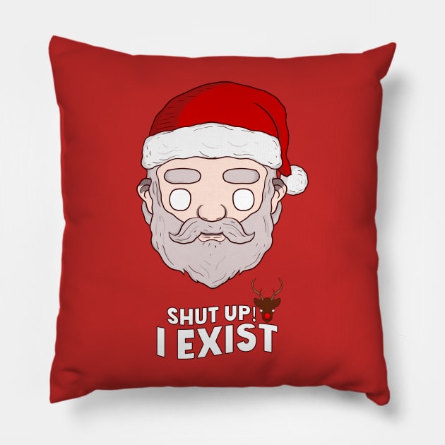 Santa Claus I Pillow by Sons of Skull