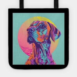 Retro Rhodesian Ridgeback: Pastel Pup Revival Tote