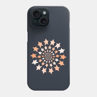 Ever Decreasing Circles Peach Fuzz Star Graphic Phone Case