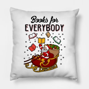 Book Lover Ugly Christmas Sweater Pillow