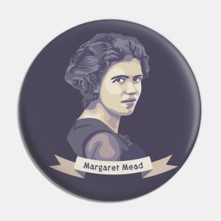 Margaret Mead Portrait Pin