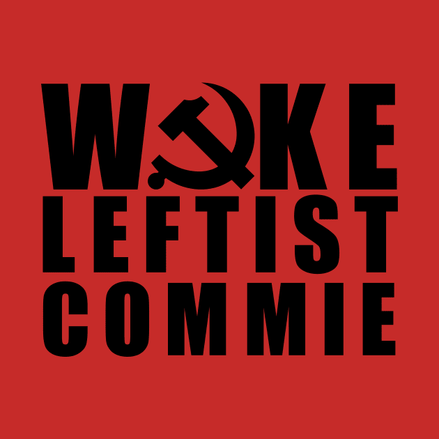 Woke Leftist Commie (in black) by NickiPostsStuff