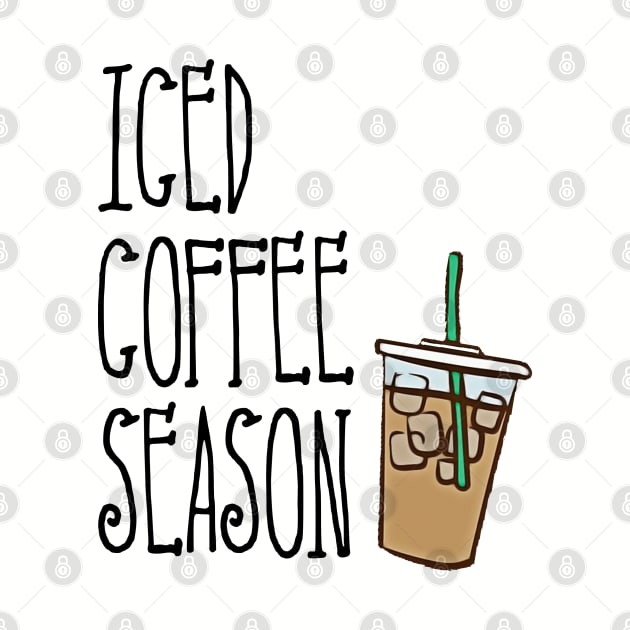 Iced Coffee Season by MidniteSnackTees