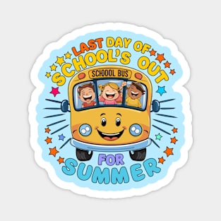 Last Day of school out for Summer Magnet