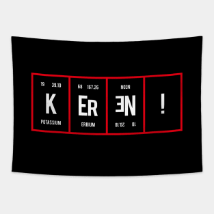 Keren! - Periodic Table of Elements Tapestry