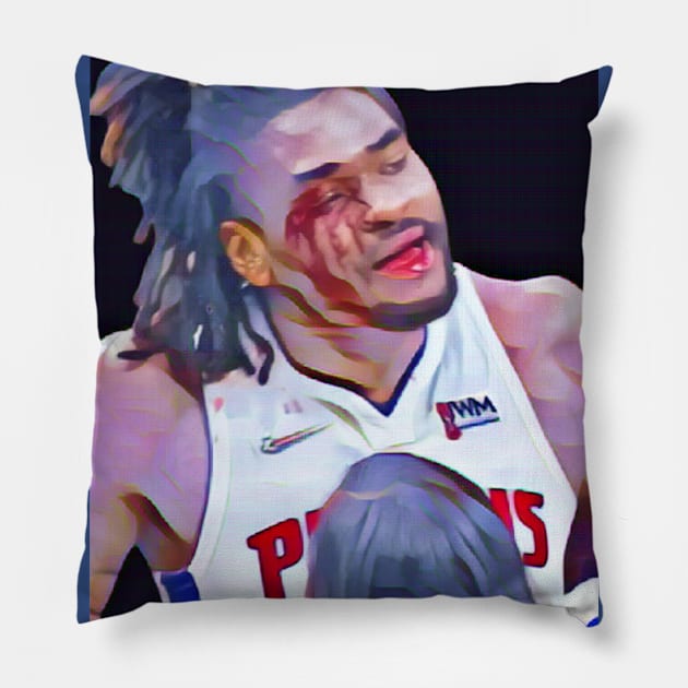 Bad Boys, Bad Blood Pillow by DDT Shirts