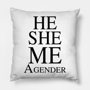 He She Me A Gender Pillow