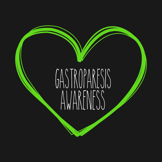 Gastroparesis Awareness Heart Support by MerchAndrey