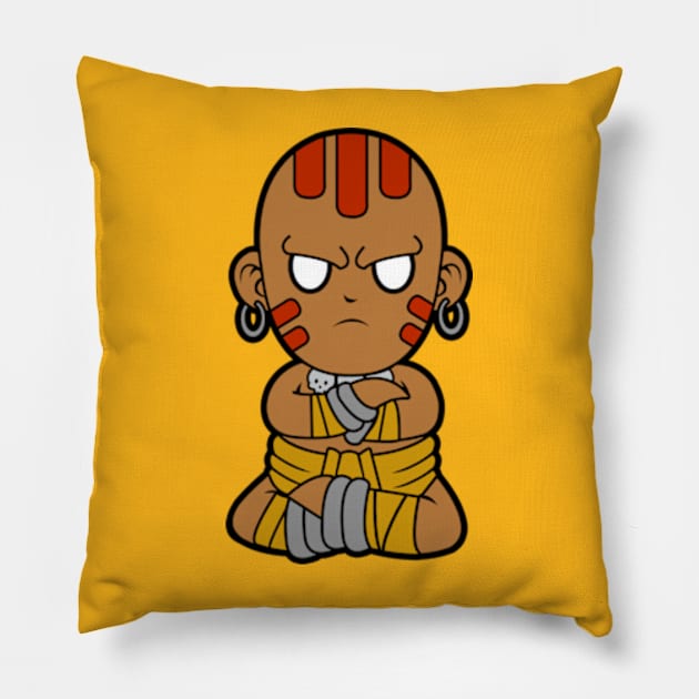 Dhalsim Chibi Pillow by mighty corps studio