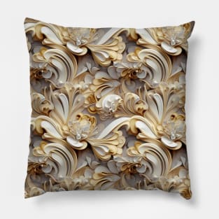 Baroque 3D Design #4 Pillow