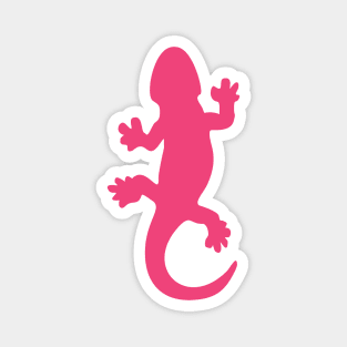 Pink Lizard Magnet