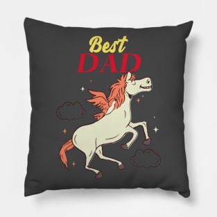 Best Dad fathers day gift design Pillow