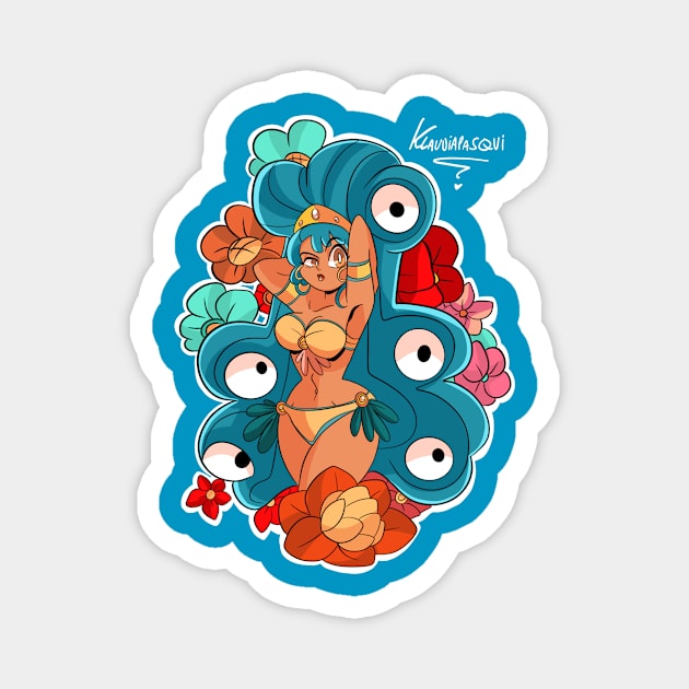 Lady Eyes Magnet by Klaudiapasqui 96