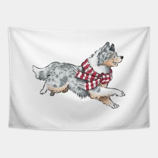 Aussie Shepherd Tapestry