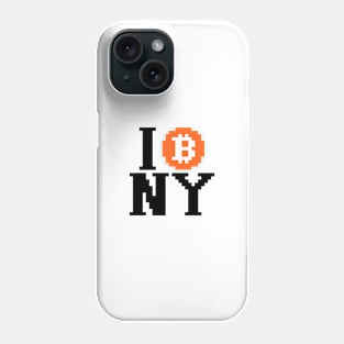 I Bitcoin NY Phone Case