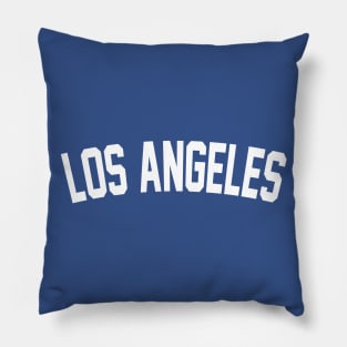 Los Angeles White Pillow