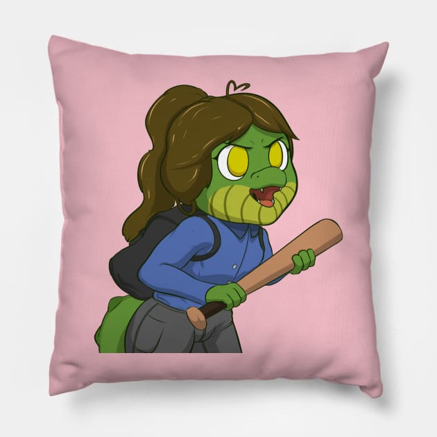 Neldy angry Pillow by Neldy