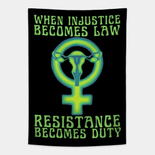 Resistance Is Our Duty Tapestry