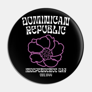 Dominican Republic Independence Day Pin