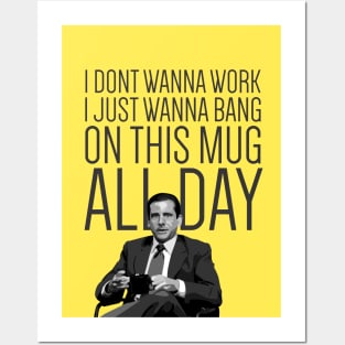  The Office Wall Art Michael Scott Ryan Howard Wall Art Poster  Print Matte Poster Frameless Poster Gift Tv Show Poster 12 X 18 In(30cm X  45cm) Decoration Bedroom Dining Room Guys