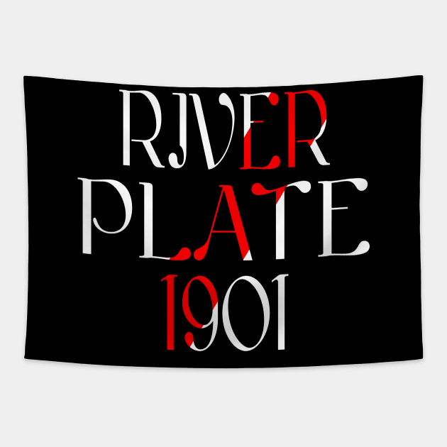 River Plate 1901 Tapestry by Medo Creations